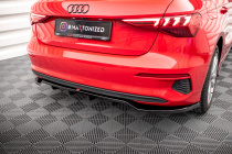 Audi A3 8Y 2020+ Bakre Splitter (Med Splitters) V.1 Maxton Design